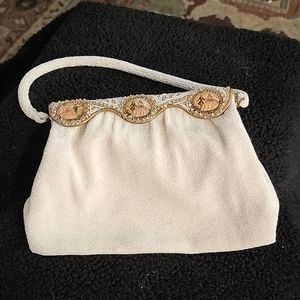 World War 2 era, E. Grillot beaded bag.